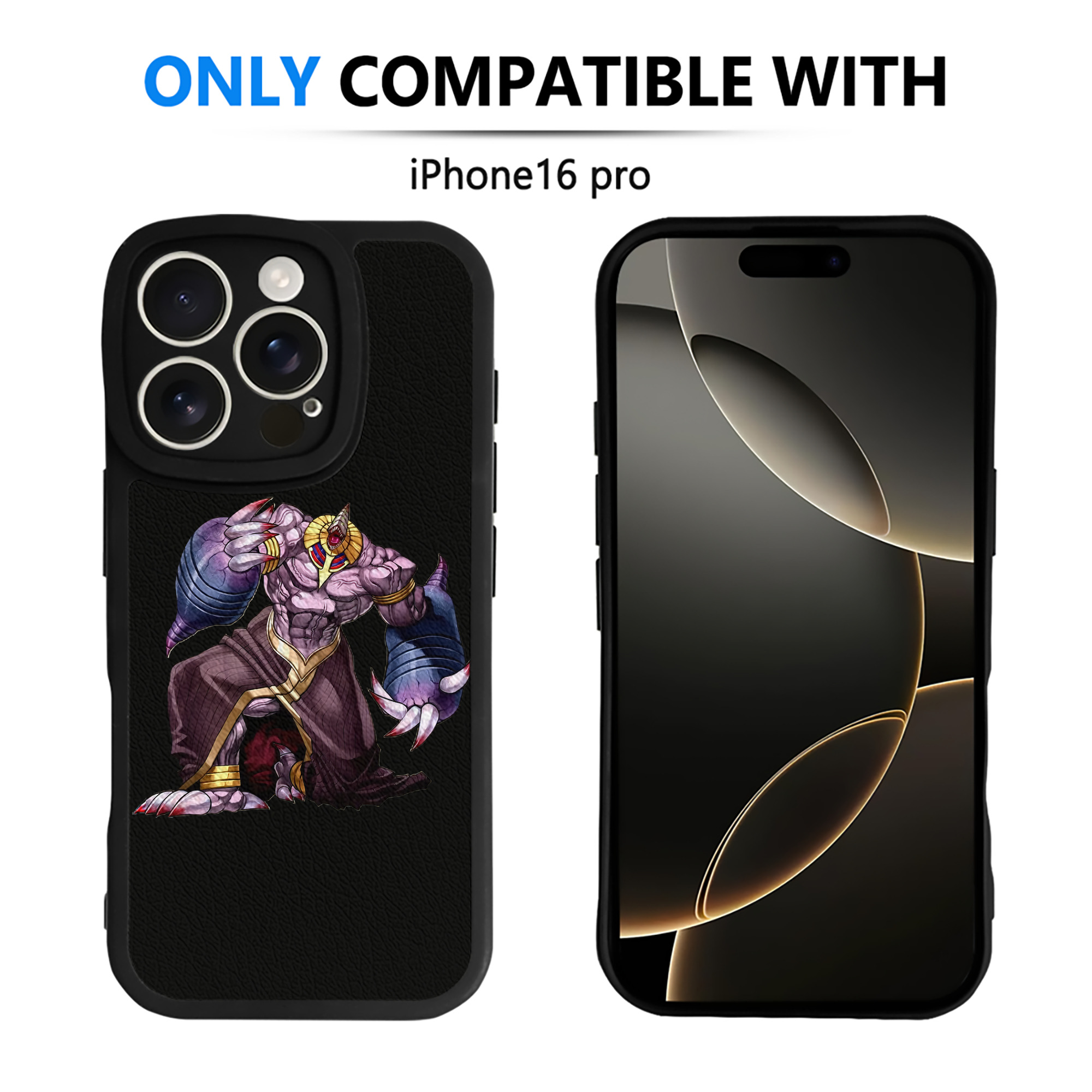 （画像用） 遊☆戯☆王 Yu-Gi-Oh! 【iPhone 16シリーズ対応】シリコンスマホケース（レザー調） 材質：シリコン